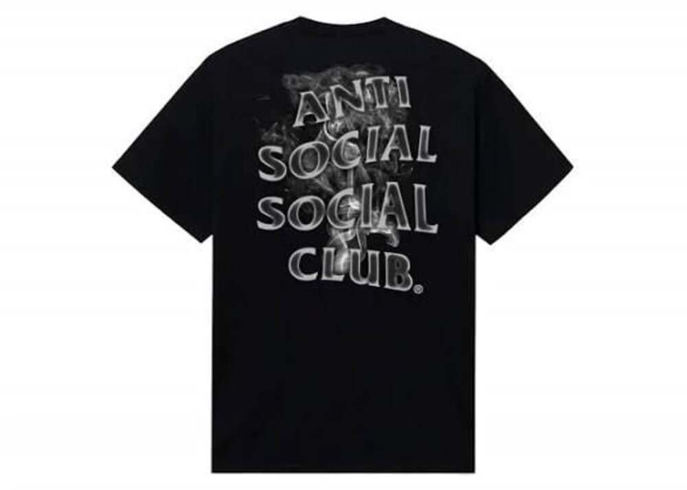 Anti Social Social Club Burnout Tee Black Men's - SS24 - US